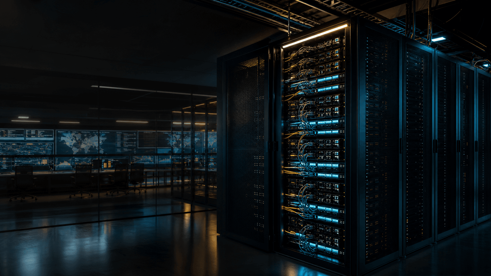 Premium GPU data center and network operations environment